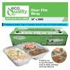 18" x 2000FT Clear Cling PE Food Wrap, Plastic Cling Wrap with Dispenser Cutter Box - BPA Free, Food Safe, Plastic Film Roll, Microwave & Freezer Safe Stretch Wrap for Food Service & Home Use (1) view 4