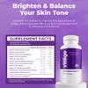 AURA VITAMINS - Vitiligo Capsules 60 Count | 1 Month | Improve Skin Pigmentation Support and Reduce White Spots | Effective Vitiligo Supplement | Natural Solution for White Spots on Skin. (1) view 4