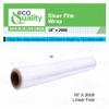 18" x 2000FT Clear Cling PE Food Wrap, Plastic Cling Wrap with Dispenser Cutter Box - BPA Free, Food Safe, Plastic Film Roll, Microwave & Freezer Safe Stretch Wrap for Food Service & Home Use (8) view 2