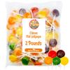 Lollipops Individually Wrapped - 2 Pound (About 75 pcs.) Bulk Suckers for Kids - Classic Lollipops Bulk Flats -5 Assorted Fruit Flavors - Holiday Candy view 1