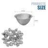 40 Pieces 0.75 Inch Pipe Screens, Stainless Steel Mesh Clean Screens with Tapered Design - Mini Metal Clean Screen,Includes Storage Box for Easy Organization (0.75 Inch-40Pcs) view 2