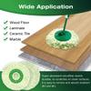 6 Pack Mop Head Replacement for Libman Tornado Spin Mop, Microfiber Spin Mop Replacement Head, Easy to Replace, Machine Washable, Green & White view 4