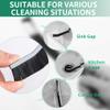 6-Pack Hard Bristle Crevice Cleaning Brush, Best Tool for Cleaning Grout, Gaps, and Sink, Home Cleaning Essentials, Crevice Cleaning Tool for Kitchen and Household Use view 3