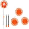 Spin Mop for Floor Cleaning,360 Rotatable Adjustable Cleaning Mop with 4 Mop Head,Extendable Wall Cleaning Mop, Wall Cleaning Bathroom Cleaning Household Supplies view 1