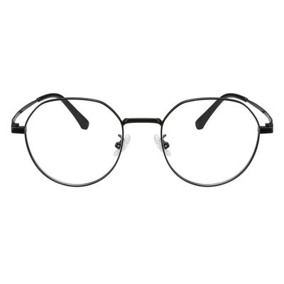 LAMBBAA Blue Light Reading Glasses Classic Fashion Anti Blue Ray Computer Eyeglasses Titanium Frame Clear Lens Eyewear for Women MenBlack+0.75Magnification