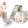 Christmas Money Box for Cash Gift Pull, Money Holder Cash Gift for Kids Adults, DIY Fun Holiday Cash Box, Surprise Gift Box for Parents, Lovers and Friends, Includes 50Pcs Transparent Bags (White) view 1