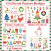 Christmas Money Box for Cash Gift Pull, Money Holder Cash Gift for Kids Adults, DIY Fun Holiday Cash Box, Surprise Gift Box for Parents, Lovers and Friends, Includes 50Pcs Transparent Bags (White) view 3