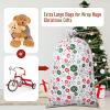 BIGIVACA 3 Pack Extra Large Gift Bags 56x36 Inches - Heavy Duty Reusable Christmas Gift Bags with Tags Upgraded Thicker PE Material Holiday Present Wrapping Bags for Big Gifts view 3