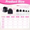 Sekonow 20 Pairs 5 Sizes High Heel Protectors for Shoes, Heel Caps for High Heels Noise Reducing Non-Slip Heel Stoppers, Heel Repair Tip Covers with Box for Wedding, Grass, Gravel view 2