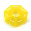 2 Pack Pill Box, Small Pill Case, Medicine Pill Organizer 1 Time a Day, Weekly Pill Organizer, Pill Container, Pill Holder, Daily Pill Organizer Travel Pill Organizer 7 Day (Yellow) view 1