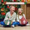 2PCS Christmas Surprise Money Box for Cash Gift, Merry Christmas Money Gift Box with Card and Cash Holder for Kids Adults, DIY Fun Holiday Cash Box, Includes 100Pcs Transparent BagsRed, Green view 4
