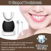 Magentak Ultrasonic U-Shaped Toothbrush for Teeth Whitening, Electric Toothbrush for Adults 360-degree Cleaning,3 Brush Heads, Wireless Charging and IPX7 Waterproof Kit for Travel or Home(Black) view 4