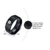 Personalized Custom Medical Awareness Chagas Disease Ring for Women Men, Custom Awareness Identification Bands Finger Ring Necklace Chain, Medic ID Healthcare Emergency Alarm Jewelry for Women Men view 2