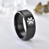 Personalized Custom Medical Awareness Chagas Disease Ring for Women Men, Custom Awareness Identification Bands Finger Ring Necklace Chain, Medic ID Healthcare Emergency Alarm Jewelry for Women Men view 4