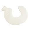 U Shaped Hot Water Bottle, Warm Neck Hot Water Bag with Detachable Cloth Cover, for Muscle Aches and Pains, Relieving Menstrual Cramps (Beige) view 1