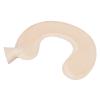 U Shaped Hot Water Bottle, Warm Neck Hot Water Bag with Detachable Cloth Cover, for Muscle Aches and Pains, Relieving Menstrual Cramps (Beige) view 4