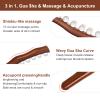 Cool Ceramic Therapy GUASHA Body Massage Tool, Lymphatic, Back Massager Stick, Muscle Relief Massage Ergonomic Design view 2