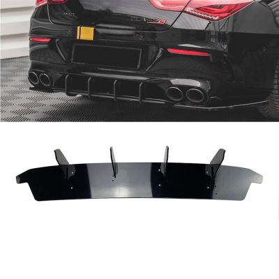 Rear Bumper Diffuser Spoiler Splitter Lip Body Kit Compatible for Mercedes Benz CLA Class C118 CLA35 CLA45 2020+ AMG