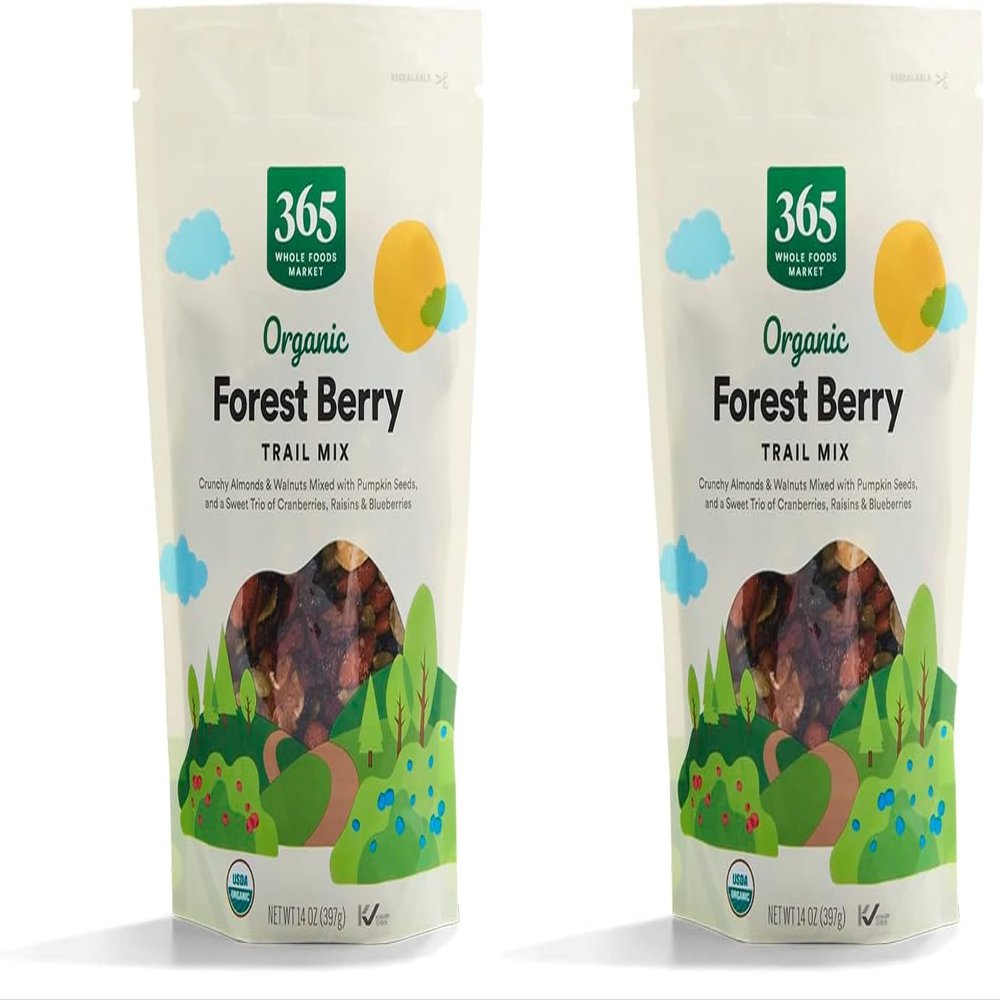365 by Whole Foods Market, Organic Forest Berry Trail Mix, 14 Ounce (Pack of 2)