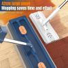 Streamline Mop - 2024 New Upgrade Style Large Flat Mop, Large Flat Mop for Wet and Dry, 360 Rotating Dust Mop Hand-Wash Free, Large Flat Mop with Bucket, with Dewatering Scraper (B) view 2