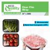 24" x 2000FT Clear Cling PE Food Wrap, Plastic Cling Wrap with Dispenser Cutter Box - BPA Free, Food Safe, Plastic Film Roll, Microwave & Freezer Safe Stretch Wrap for Food Service & Home Use (10) view 3