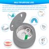 Ultrasonic denture cleaner for dentures, mouth guards, braces, toothbrush heads, jewelry - 45 kHz Ultrasonic Retainer Cleaner (Black) view 4
