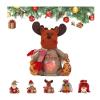 Firtideti Bags Zipper Design, 3-Pack, 7.87 x 8.66 Inches, Festive Christmas Theme, Perfect for Wrapping and Party Decor view 1