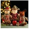 Firtideti Bags Zipper Design, 3-Pack, 7.87 x 8.66 Inches, Festive Christmas Theme, Perfect for Wrapping and Party Decor view 2