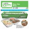 24" x 2000FT Clear Cling PE Food Wrap, Plastic Cling Wrap with Dispenser Cutter Box - BPA Free, Food Safe, Plastic Film Roll, Microwave & Freezer Safe Stretch Wrap for Food Service & Home Use (7) view 4
