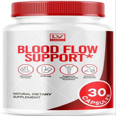 BloodFlow Support Capsules, BloodFlow Support All Natural Vitamin Pills, BloodFlow Support Advanced Formula, BloodFlow Support Reviews, 30 Capsules for 1 Month