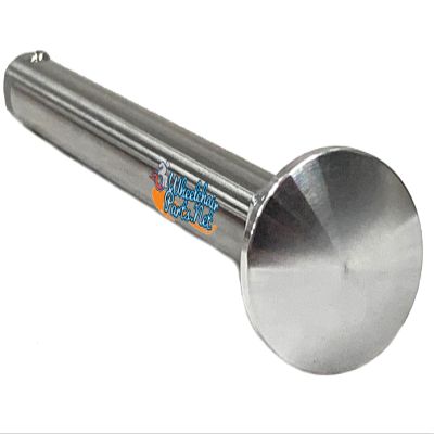 Titanium Quick Release AXLES for Rear Wheelchair Wheels. Silver Aluminum Push Button. Choose Size (5" x 1/2")