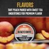 10 Cans, BaccOff, Smooth Peach Long Cut, Sweet Tea Base with Tart Peach Undertones, Realistic Moist Alternative view 3