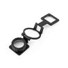 15X Foldable Magnifier Stand with Measure Scale, Portable Folding Magnifying Glass Lens Loupe, Optical Linen Tester, Hand Operated Tools view 3