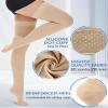 Ailaka Thigh High Medical Compression Stockings for Women Men, Open Toe Firm 20-30 mmHg Graduated Compression with Silicone Band for Varicose Veins, Edema, Post-Surgery view 3