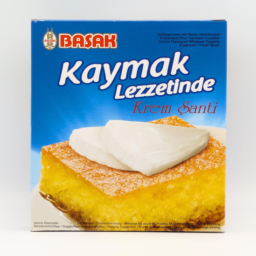 BASAK Kaymak-flavored Whipped Cream Dessert Topping, 120g
