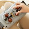 Electric Abdominal Massager, Bian Stone Tummy Kneading Instrument, Double Disc Large Area Massage, Forward/Reverse Massage, Red Light Wormwood Hot Compress, Dynamic Adjustment, Intelligent Timing view 2