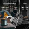 Dual Arc USB Rechargeable Electric Camp Lighter with Retractable Flexible Long Neck Waterproof Windproof Lighter for Outdoor, Grill and Candle (Carbon) view 3