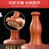 29-Tooth BrassWooden Body Massager with Brass Knobs, Abdominal Massage Tool one29  view 4