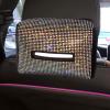 Tissue Box Cover, Car Tissue Holder with Diamonds, Sparkling Car Tissue Box Holder Mask Holder, Diamond Rhinstone Tissue Case Box Interior Decor view 4