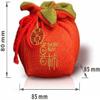 ONQendDv Paper bags,5pcs goodie bags, giftBags Persimmon Shape Candy giftBox with Drawstring Cotton giftBags Packaging for Wedding Party Favors Shower Favor view 2