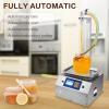 Viscous Liquid Paste Filling Machine with Scale, Powerful Gear Pump + PVC Steel Wire Hose, 3 Filling Mode- Weight/Price/Timing, No Leakage,L view 2