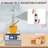 Viscous Liquid Paste Filling Machine with Scale, Powerful Gear Pump + PVC Steel Wire Hose, 3 Filling Mode- Weight/Price/Timing, No Leakage,L view 4