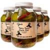 Jan's Pickles - Spicy Sweet Garlic Dill Pickle Chunks (4 Jars) Kosher, Homemade, Gourmet Flavored and Sliced Dills | 32 fl oz (1 qt) | Spicy, Sweet, and Garlic Flavor Combinations Available view 1