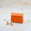 20 Pcs Multipurpose Decorative Folding Storage Paper Box with Handle DIY Orange Box for Gift Hamper, Festival Gift Wrap Boxes view 4