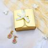 20 Pcs Decorative Gold Folding Paper Gift Boxes with Bows and Ribbons For Gifting, Chocolates, Dryfruits Items - Fancy Decorative Packaging In Wedding, Marriage view 2