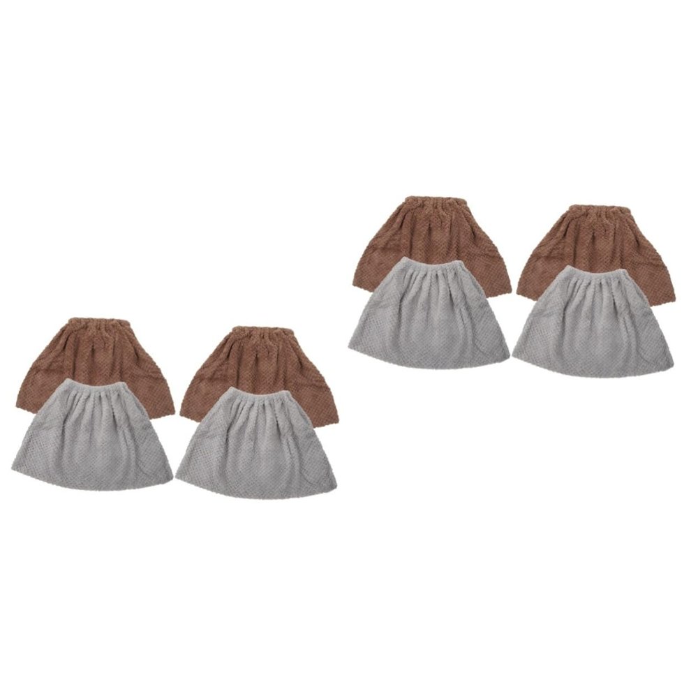 HAPINARY 2sets Water Absorption Broom Cover Replacement for Broom Washable Mop Pad Floor Sweeper Cover Home 2pcs*2 Random Color