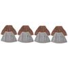 HAPINARY 2sets Water Absorption Broom Cover Replacement for Broom Washable Mop Pad Floor Sweeper Cover Home 2pcs*2 Random Color view 2