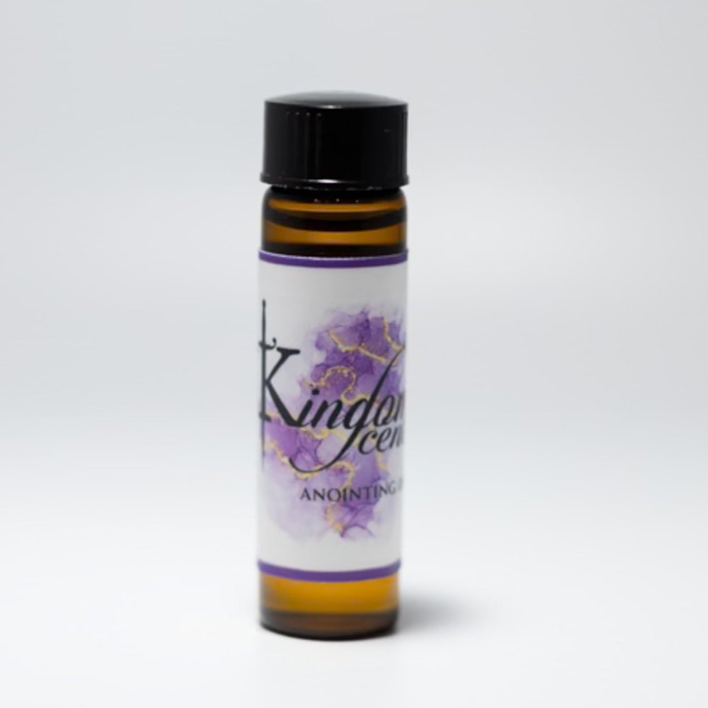 Anointing Oil with Prayer Cloth Biblical Prayer Oil for Healing, Deliverance & House Blessing Frankincense, Myrrh, Spikenard & Hyssop