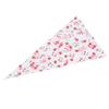 Cone Cellophane Bags, 50 Pieces Clear Cone Shaped Treat Bags Cellophane Triangle Candy Bag Popcorn Bag Bulk with Twist Tie for Popcorn Favor Candy (Cherie: 3 strands*17CM*30CM) view 1