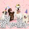 120 Pcs Paw Print Gift Bags, Paw Print Dog Birthday Treat Bags Bulk for Dog Party Supplies view 4